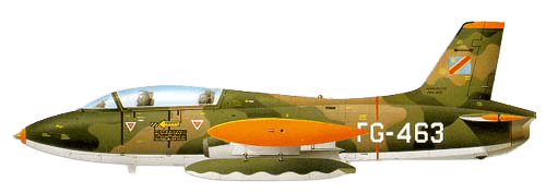 Aermacchi M.B.326K/Atlas Impala profile drawing