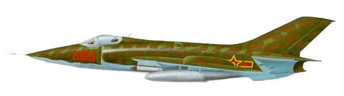 Nanchang Q-5 Fantan profile drawing