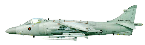 British Aerospace Sea Harrier profile drawing