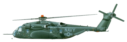 Sikorsky CH-53 Super Stallion profile drawing