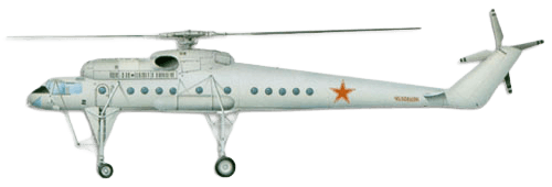 Mil Mi-10 'Harke-B' profile drawing