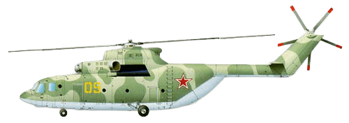 Mil Mi-26 Halo profile drawing
