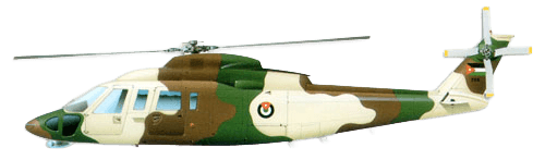 Sikorsky S-76 Mk II profile drawing