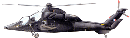 Eurocopter Tiger profile drawing