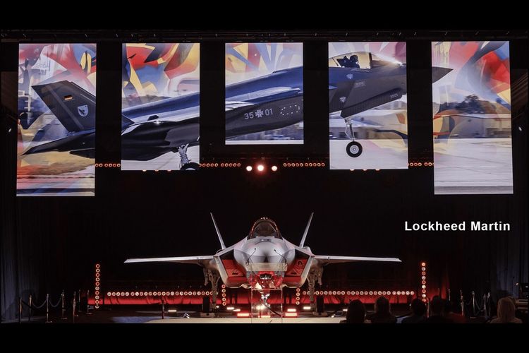 First German F-35 fighter arrives at pilot training center in Fort Smith