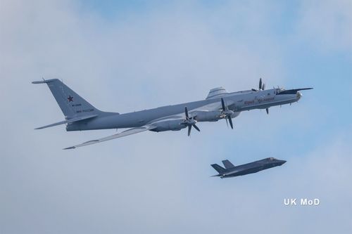British F-35s intercept Russian aircraft near carrier strike group