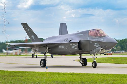 Air Force fighter wing in northern Japan unveils its new fleet of F-35As