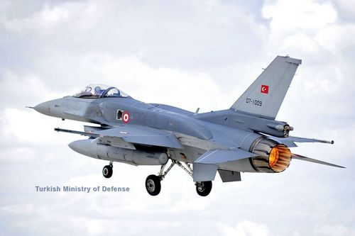 Turkish fighter jets conduct training south of Cyprus