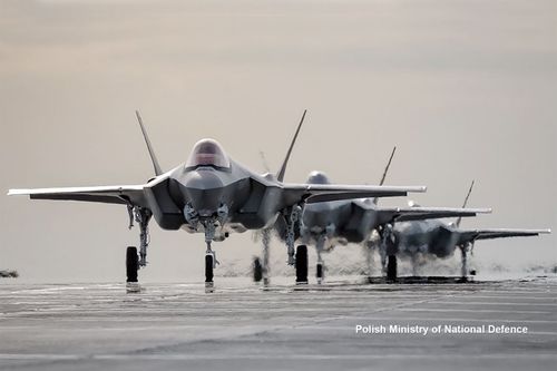 Poland’s First Three F-35 Fighter Jets Enter Service