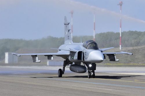 Hungary takes delivery of two new Gripen C fighter jets
