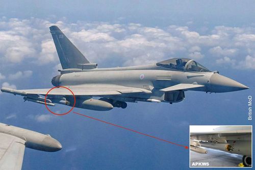 UK Arms RAF Typhoon Fighter Jets With Rocket Weapons to Counter Drone Threats in Middle East.