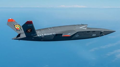 Kratos Valkyrie flies with F-35 fighters in electronic warfare test, demonstrating beyond line of sight control in contested operations