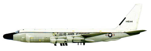 Boeing RC-135 profile drawing