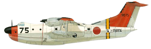 Shin Meiwa SS-2A profile drawing