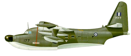 Grumman U-16 Albatross profile drawing