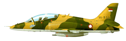 British Aerospace Hawk profile drawing