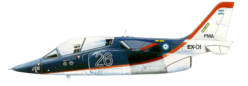 FMA IA 63 Pampa profile drawing