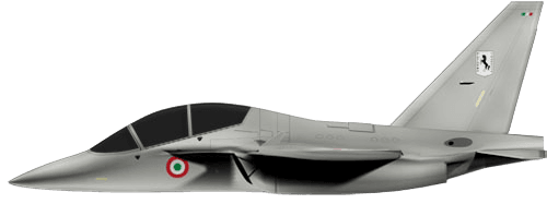 Alenia Aeronautica M-346 Master profile drawing