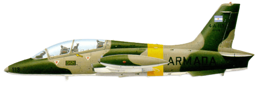 Aermacchi M.B.339A profile drawing