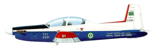 Pilatus PC-9 profile drawing