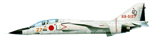 Mitsubishi T-2 profile drawing